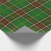 Papier Cadeau Plaid de tartan de Terre-Neuve et de Labrador (Coin)