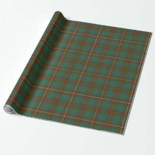 Papier Cadeau Plaid de tartan écossais de chasse de MacKinnon de
