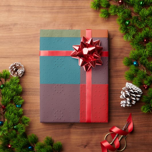 Papier Cadeau  Plaid décoratif (Cadeau de vacances)