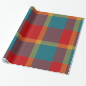 Papier Cadeau  Plaid décoratif (Déroulé)