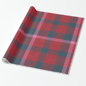 Papier Cadeau Plaid décoratif (Déroulé)