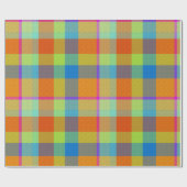 Papier Cadeau Plaid décoratif (Plat)