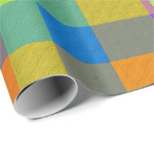 Papier Cadeau Plaid décoratif (Coin rond)