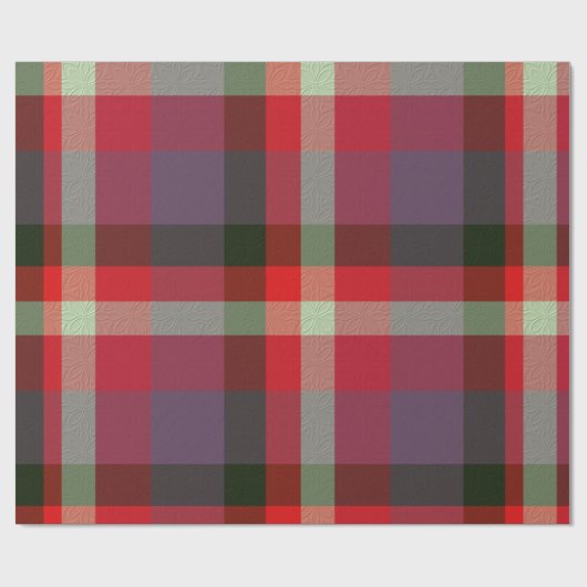 Papier Cadeau Plaid Décoratif (Plat)