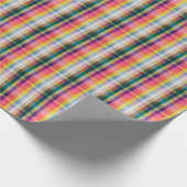 Papier Cadeau Plaid écossais Abstrait (Coin)