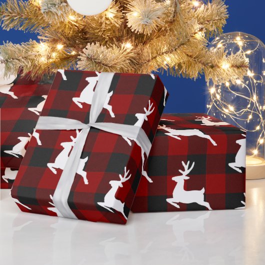 Papier Cadeau Plaid et cerf (Vacances)