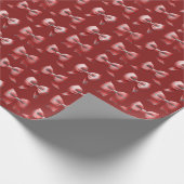 Papier Cadeau Plaid Holiday Bow Gift Wrapping Paper (Coin)