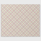 Papier Cadeau Plaid Pastel (Plat)