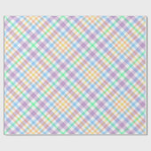 Papier Cadeau Plaid Pastel (Plat)