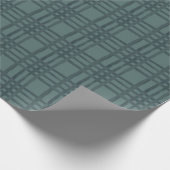 Papier Cadeau Plaid peint minimal (Coin)