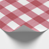 Papier Cadeau Plaid rouge de Buffalo (Coin)