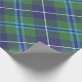 Papier Cadeau Plaid Tartan Douglas À damiers Motif (Coin)