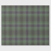 Papier Cadeau Plaid vert (Plat)