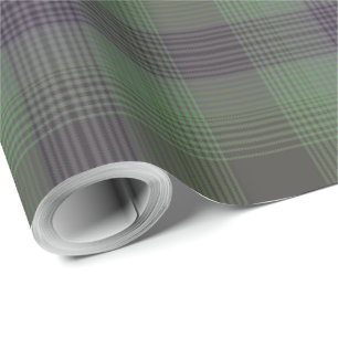 Papier Cadeau Plaid vert