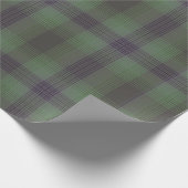 Papier Cadeau Plaid vert (Coin)
