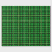 Papier Cadeau Plaid vert (Plat)
