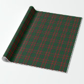 Papier Cadeau Plaid vert de Stewart (Déroulé)
