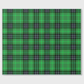Papier Cadeau Plaid vert irlandais (Plat)