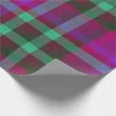 Papier Cadeau Plaid With Patterned Texture Wrapping Paper (Coin)
