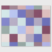 Papier Cadeau Plaids colorés (Plat)