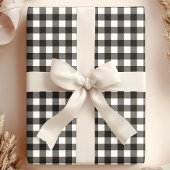 Papier Cadeau Plaids de buffle noir et blanc
