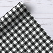 Papier Cadeau Plaids de buffle noir et blanc
