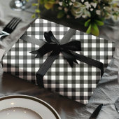 Papier Cadeau Plaids de buffle noir et blanc