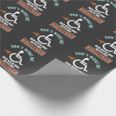 Papier Cadeau Plaisanterie amusante en fauteuil roulant pour com (Coin)