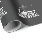 Papier Cadeau Plaisanterie d'attrapeur de base-ball - mille (Coin rond)