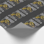 Papier Cadeau Plaisanterie de l'exploitation forestière de la fo (Coin)