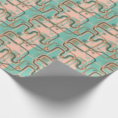 Papier Cadeau Plan de métro Abstrait, double motif. (Coin)