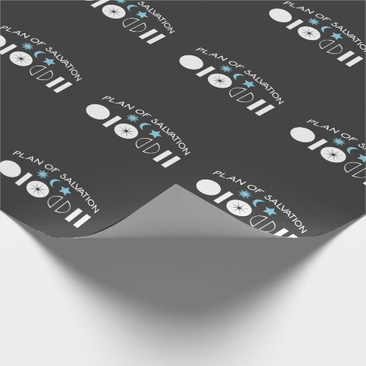 Papier Cadeau Plan de salut Mormon Missionnaire LDS (Coin)