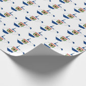 Papier Cadeau Plan et drapeau de l'État de Virginie-Occidentale (Coin)