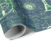 Papier Cadeau Plan ingénieux du scientifique fou (Coin rond)