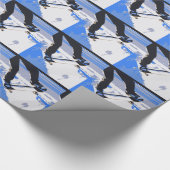 Papier Cadeau Planche à roulettes de patinage de piscine (Coin)