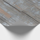 Papier Cadeau planches à planches en bois vieilli papier d'embal (Coin)