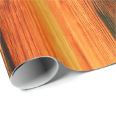 Papier Cadeau planches de pin rustique (Coin rond)