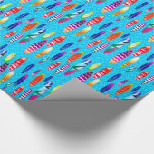 Papier Cadeau Planches de surf 1 papier d'emballage (Coin)