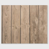 Papier Cadeau Planches en bois III (Plat)