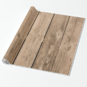 Papier Cadeau Planches en bois III (Déroulé)