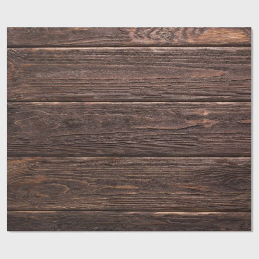 Papier Cadeau Planches en bois vieilli en Russie (Plat)