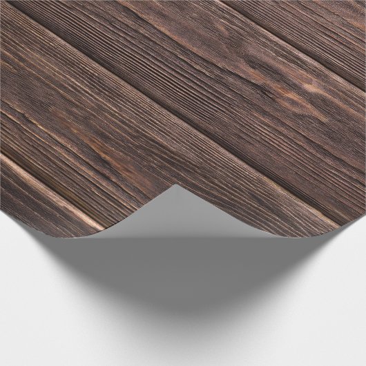 Papier Cadeau Planches en bois vieilli en Russie (Coin)