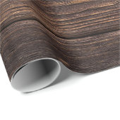 Papier Cadeau Planches en bois vieilli en Russie (Coin rond)