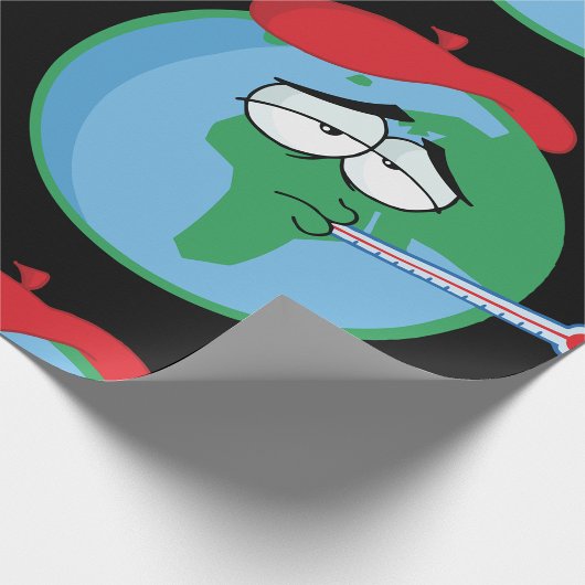 Papier Cadeau Planète malade