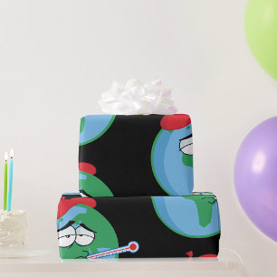 Papier Cadeau Planète malade