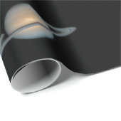 Papier Cadeau Planète Saturne avec Motif anneau (Coin rond)