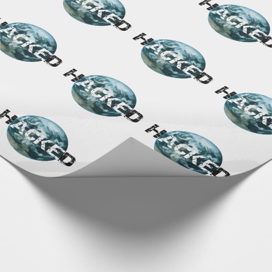 Papier Cadeau planète Terre piratée (Coin)