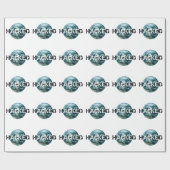 Papier Cadeau planète Terre piratée (Plat)