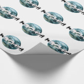 Papier Cadeau planète Terre piratée (Coin)