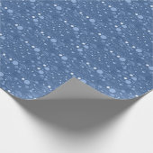 Papier Cadeau Planètes bleues (Coin)